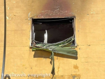 Viterbo - Incendio in un appartamento in via Monte Grappa