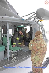 L'elicottero del 1° Reggimento Aviazione dell'esercito