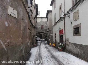Maltempo - La neve a Viterbo