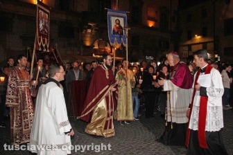Pasqua - Viterbo - La processione del Cristo morto