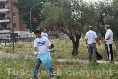 Viterbo pulita a Santa Barbara