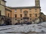 Viterbo ricoperta di grandine