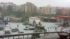 Viterbo - Le Pietrare sotto le grandine