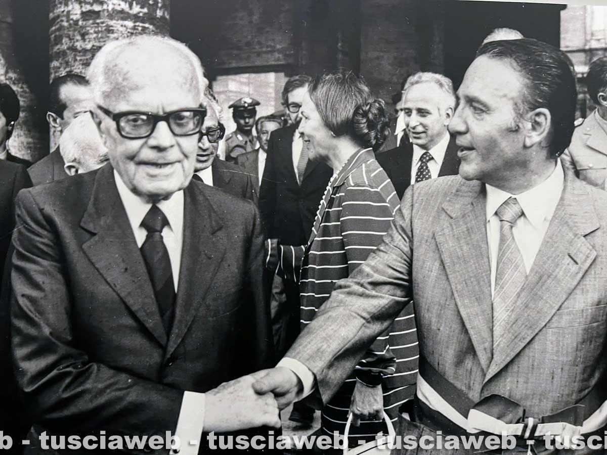 Luigi Petroselli con Sandro Pertini