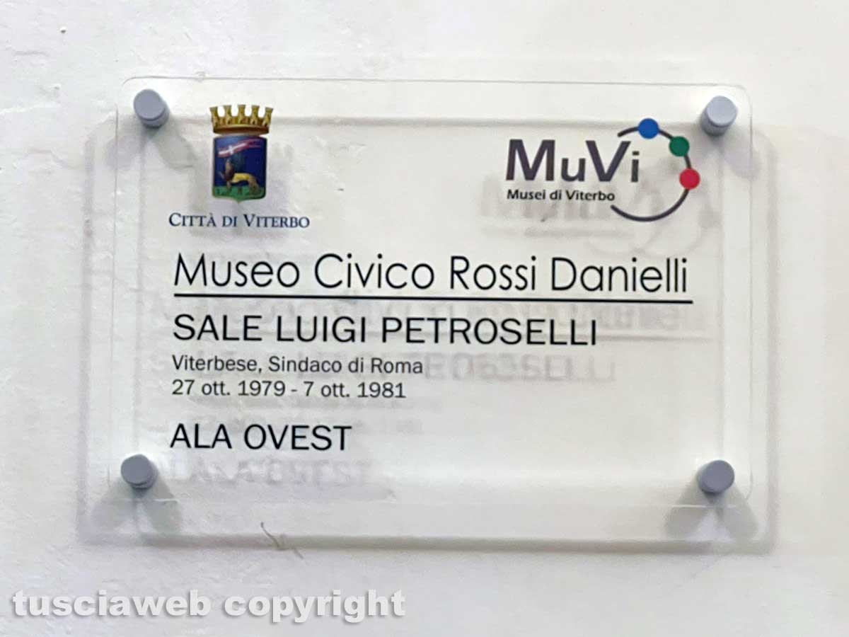 Viterbo ricorda Luigi Petroselli - La targa