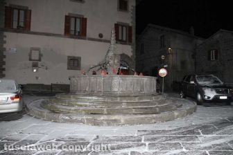 Viterbo sotto la neve