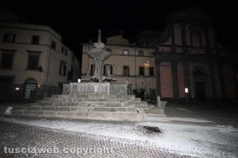 Viterbo sotto la neve