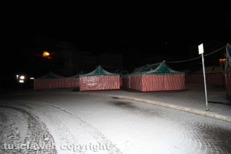 Viterbo sotto la neve
