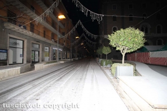 Viterbo sotto la neve