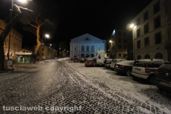 Viterbo sotto la neve