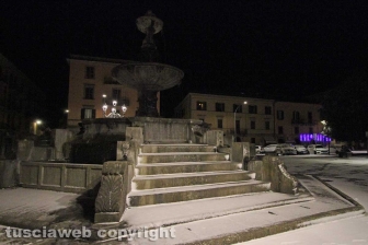 Viterbo sotto la neve