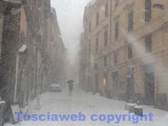 Viterbo sotto la neve - 10 ottobre - ore 10, 20 - foto Giuseppe Ferlicca