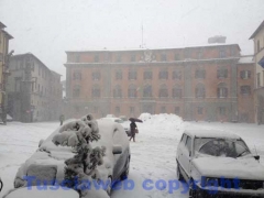 Viterbo sotto la neve - 10 ottobre - ore 10, 20 - foto Giuseppe Ferlicca