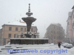 Viterbo sotto la neve - 10 ottobre - ore 10, 20 - foto Giuseppe Ferlicca