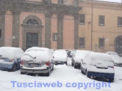 Viterbo sotto la neve - 10 ottobre - ore 10, 20 - foto Giuseppe Ferlicca