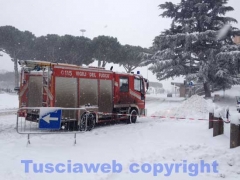 Viterbo sotto la neve - 10 ottobre - ore 10, 20 - foto Giuseppe Ferlicca