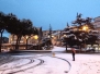 Viterbo sotto la neve all'alba