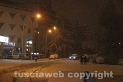 Viterbo sotto la neve