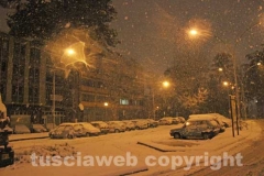 Viterbo sotto la neve