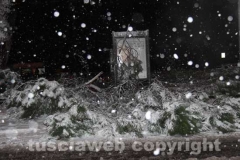 Viterbo sotto la neve