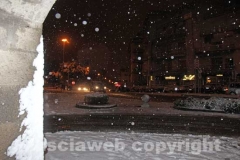 Viterbo sotto la neve