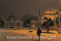 Viterbo sotto la neve