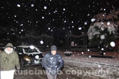 Viterbo sotto la neve