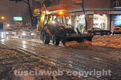 Viterbo sotto la neve