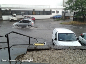 Viterbo sotto l\'acqua, le foto dei lettori
