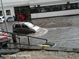 Viterbo sotto l\'acqua, le foto dei lettori