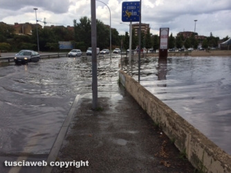 Viterbo sotto l\'acqua, le foto dei lettori - Carlo