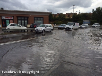 Viterbo sotto l\'acqua, le foto dei lettori - Carlo