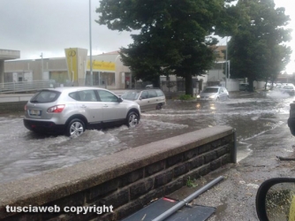 Viterbo sotto l\'acqua, le foto dei lettori - Marco di Traglia Teoli