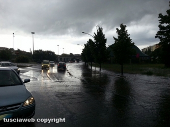 Viterbo sotto l\'acqua, le foto dei lettori - Luca Laezza