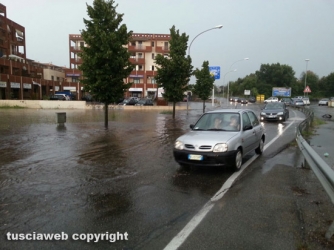 Viterbo sotto l\'acqua, le foto dei lettori - Luca Laezza