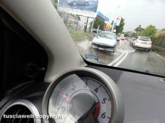 Viterbo sotto l\'acqua, le foto dei lettori - Rosella Radicetti