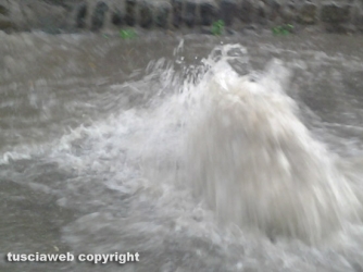 Viterbo sotto l\'acqua, le foto dei lettori