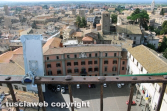 Viterbo vista dalla torre del comune