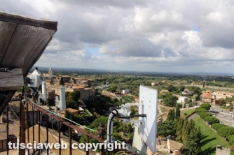 Viterbo vista dalla torre del comune