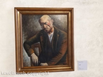 Vittorio Sgarbi inaugura la mostra a palazzo Doebbing