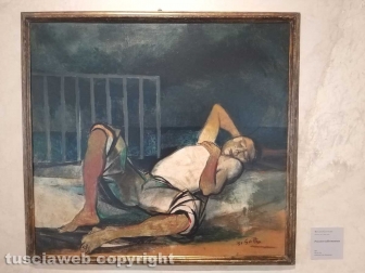 Vittorio Sgarbi inaugura la mostra a palazzo Doebbing