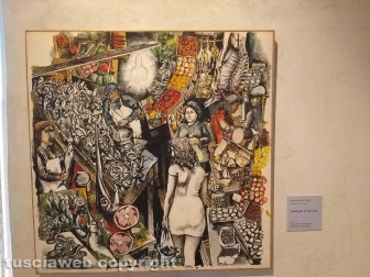 Vittorio Sgarbi inaugura la mostra a palazzo Doebbing