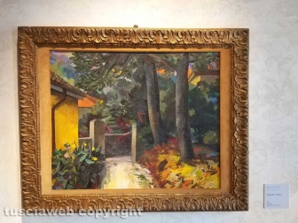 Vittorio Sgarbi inaugura la mostra a palazzo Doebbing