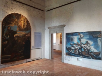 Vittorio Sgarbi inaugura la mostra a palazzo Doebbing