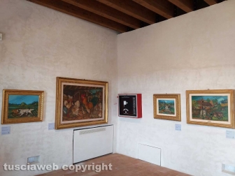 Vittorio Sgarbi inaugura la mostra a palazzo Doebbing