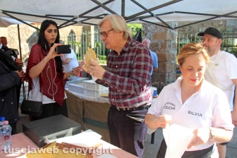 Vittorio Sgarbi a Sutri