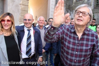 Vittorio Sgarbi a Sutri