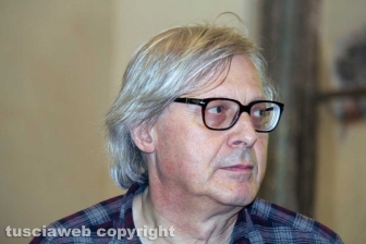 Vittorio Sgarbi a Sutri