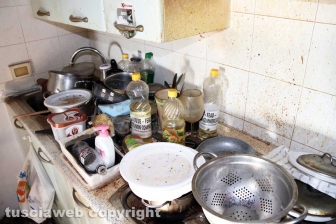 Vivere tra monnezza, topi e scarafaggi