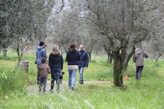 Volontari puliscono il parco di santa Barbara